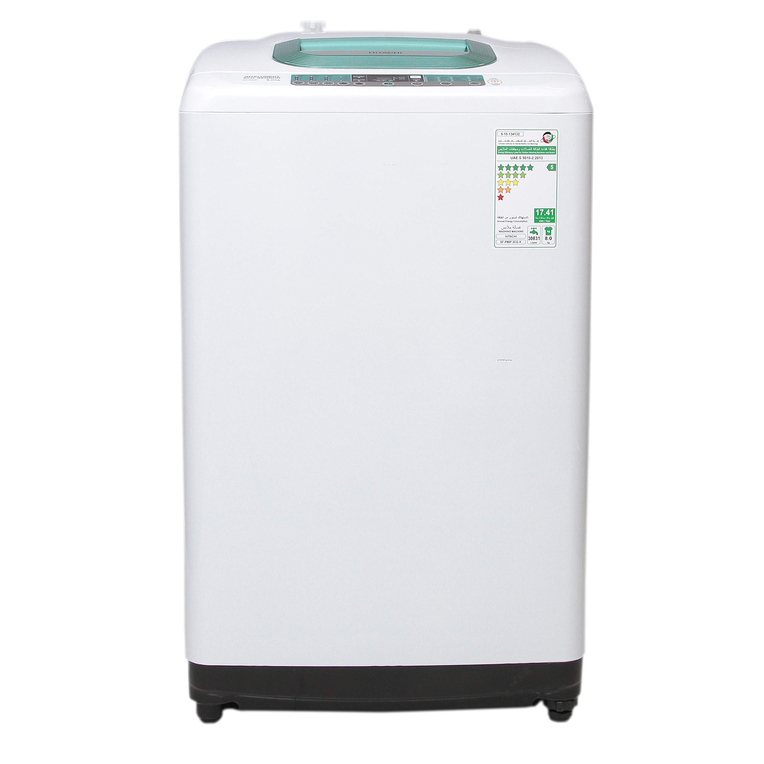 Hitachi 8Kg Top Load Automatic Washing Machine - SF80P3CGXNEM